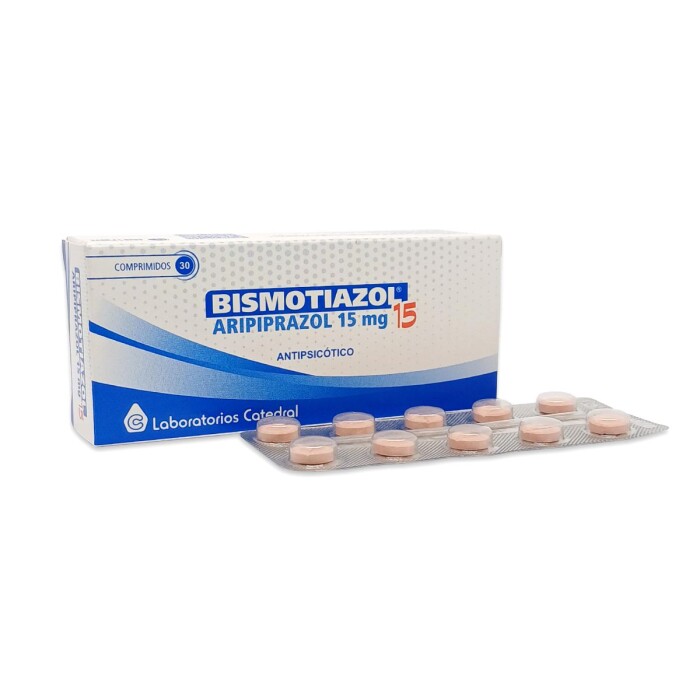 BISMOTIAZOL 15 MG CJ X 30 COMP. REC. única