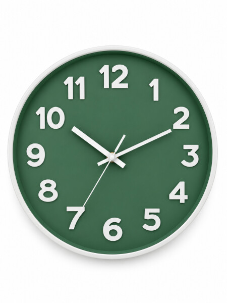 RELOJ DE PARED VERDE