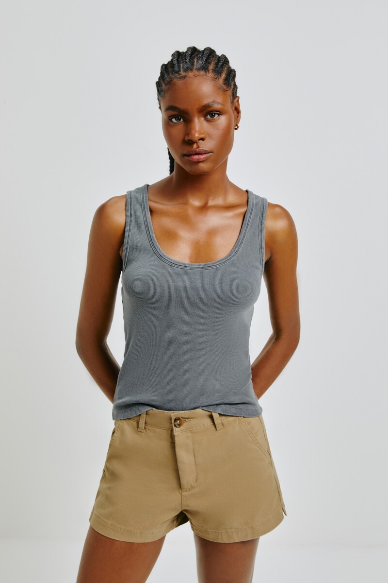 BLUSA SM FEM - NEGRO 