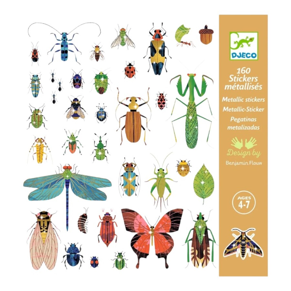 Stickers Djeco Pack 160 Pegatinas 