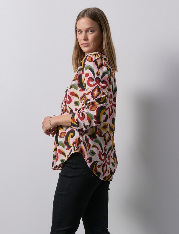 Blusa Print MULTI/ROSA