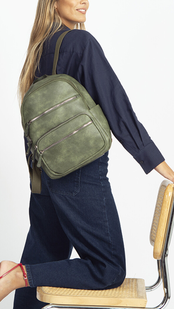 MOCHILA QUERETARO VERDE MILITAR