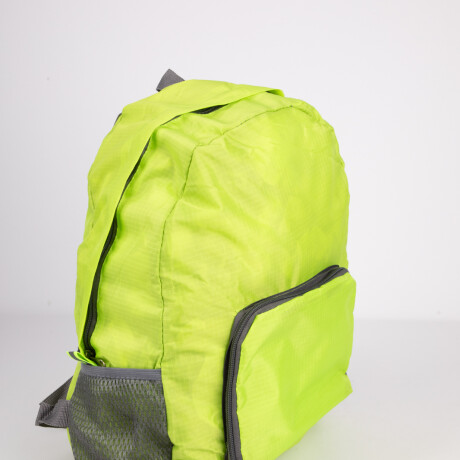 MOCHILA PLEGABLE VIAJE Verde Lima