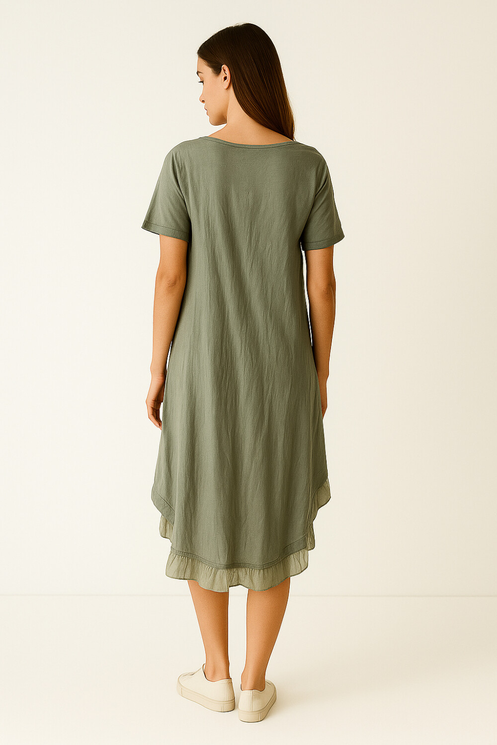 Vestido Belet Verde Azulado