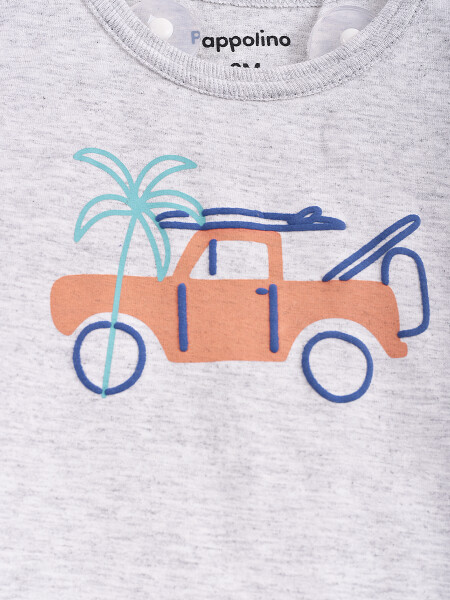 CONJUNTO BEBE PLAYFUL GRIS MELANGE M