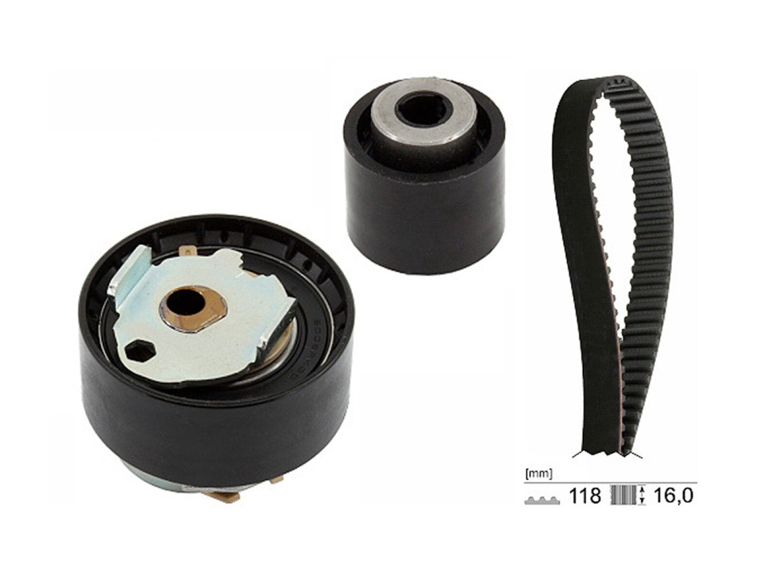 Kit Distr S/Bomba Agua Chev Corsa Citroen C-Elysee/C4 Cactus/Ds3/C3 Aircross/C3 Opel Corsa/Grandland Peug 3008/208/2008/308 S 