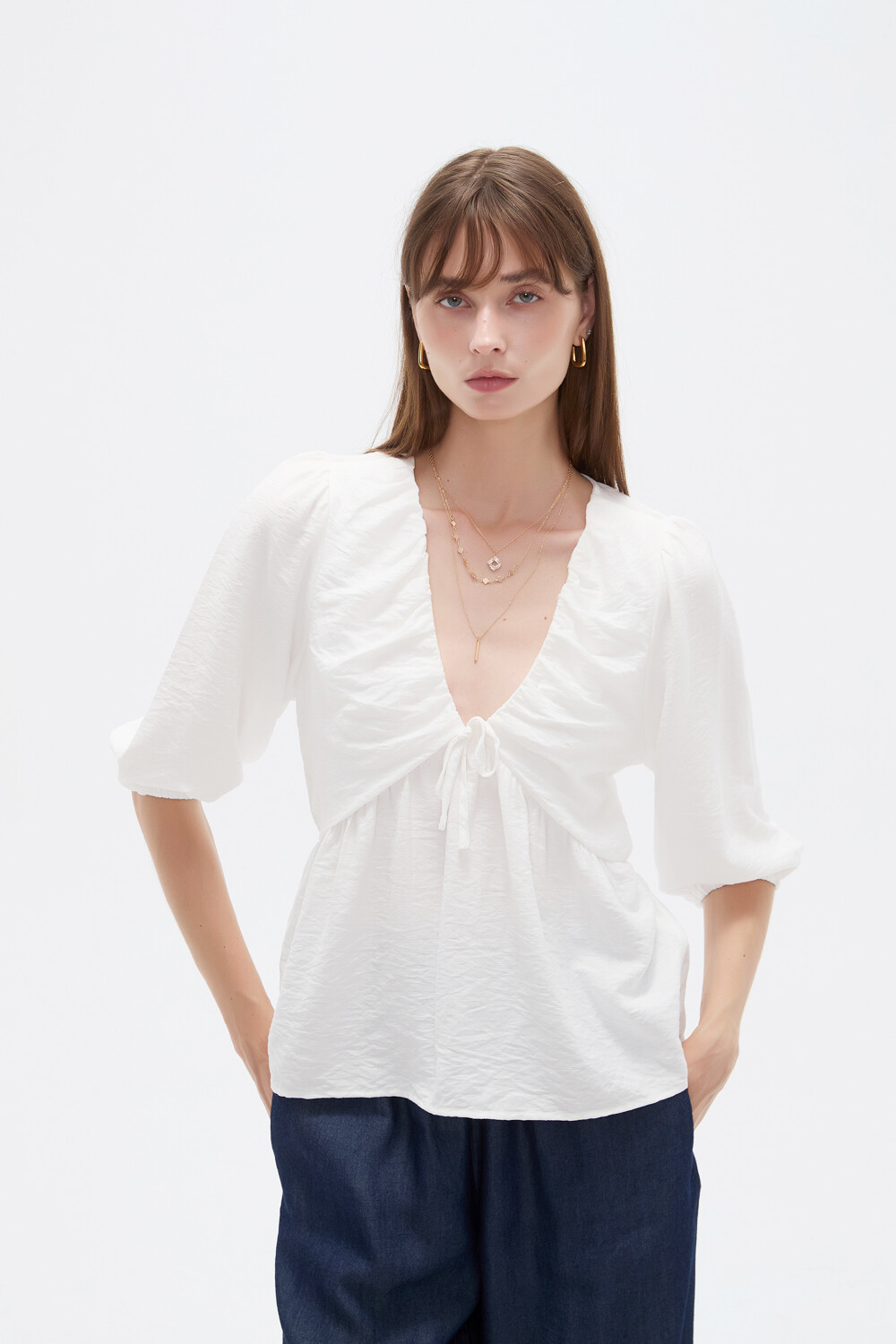 Blusa Melvar Marfil / Off White