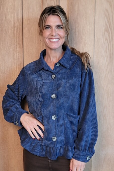 Sobrecamisa Rufina Pana Azul