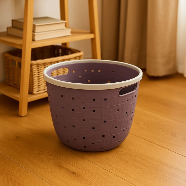 CESTO CANASTO ORGANIZADOR REDONDO 30X30X27CM CESTO CANASTO ORGANIZADOR REDONDO 30X30X27CM