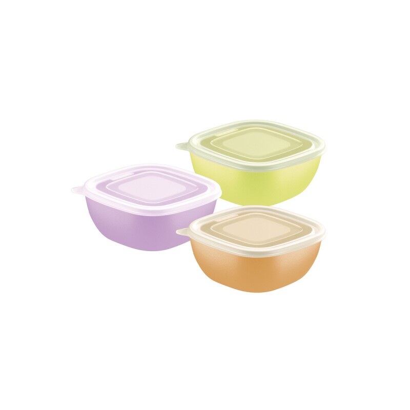 Juego De Tuppers x 3 unidades Juego De Tuppers x 3 unidades