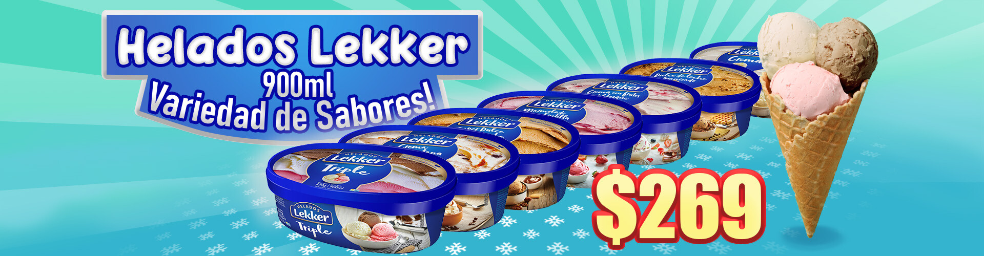 Helados Lekker 900Ml