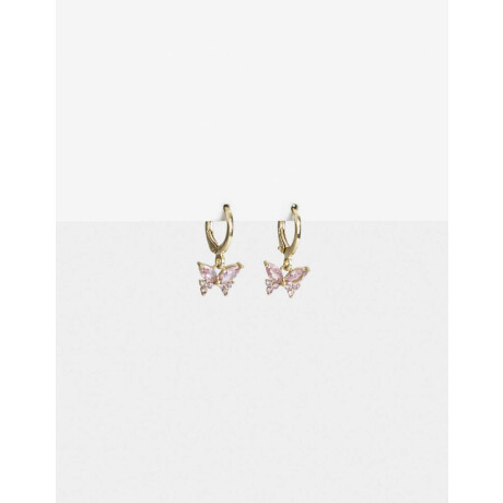 Aros Argollas Cubic zirconia Dorado