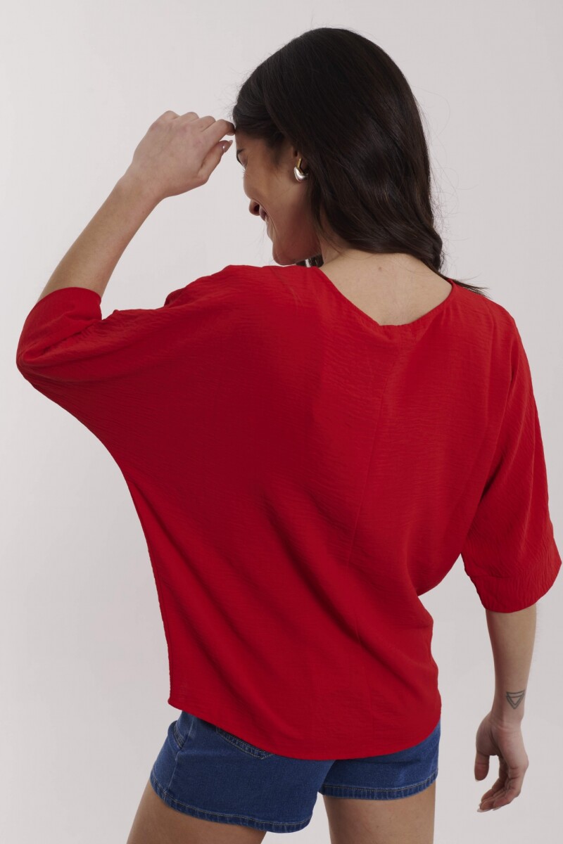 BLUSA JUSTA ROJO