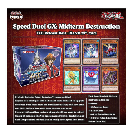 Yu-Gi-Oh! Speed Duel GX Midterm Destruction - [Inglés] Yu-Gi-Oh! Speed Duel GX Midterm Destruction - [Inglés]
