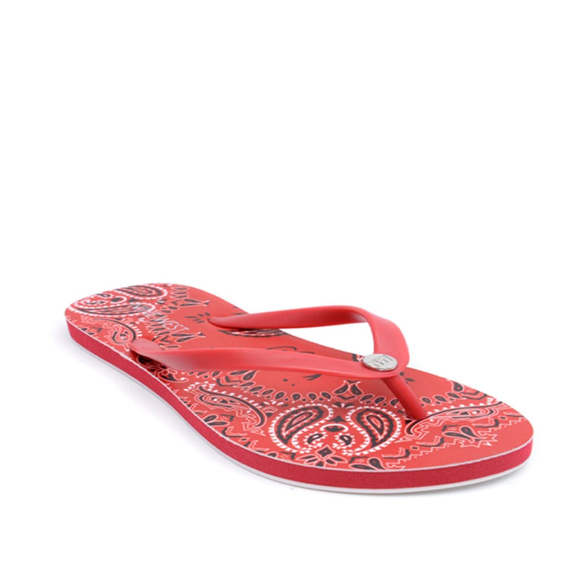 Flats Charlize3 - Dark Red Synthetic 