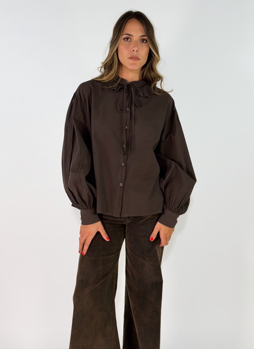 CAMISA THAR - CHOCOLATE 
