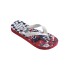 Sandalias Havaianas Kids Disney Niños Blaco/rojo