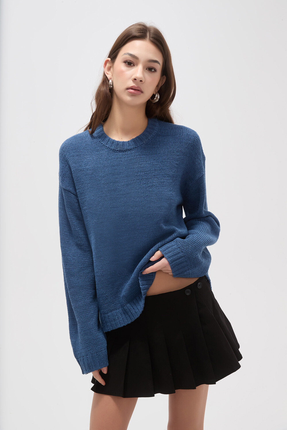 Sweater Silicia Azul Piedra