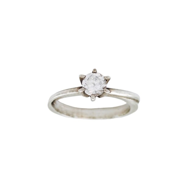 Anillo Solitario-Plata 925-Piedra Zirconia-AN3552 conpiedra