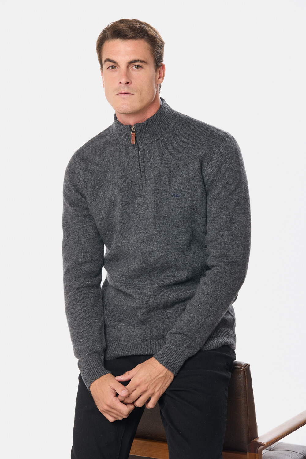 BUZO DE LANA DE ABRIGO Gris