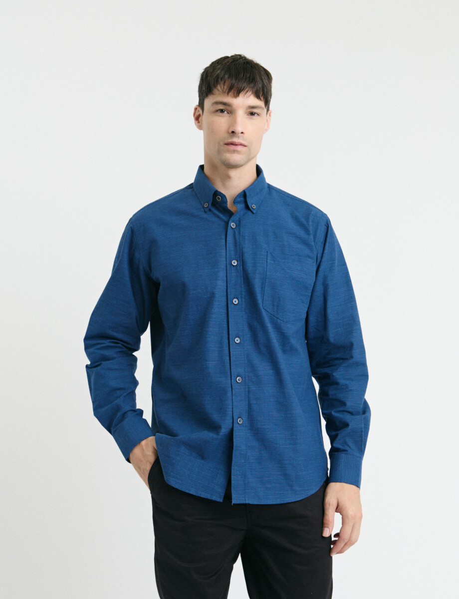 012638 CAMISA HARRY Azul