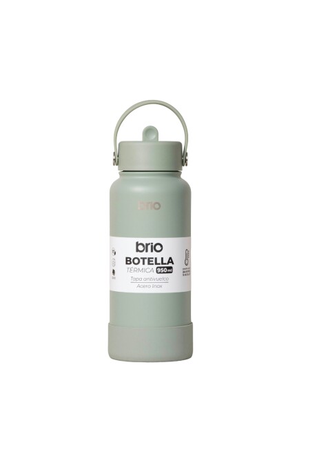 Botella Térmica brio 950ml Acero Inoxidable Oliva