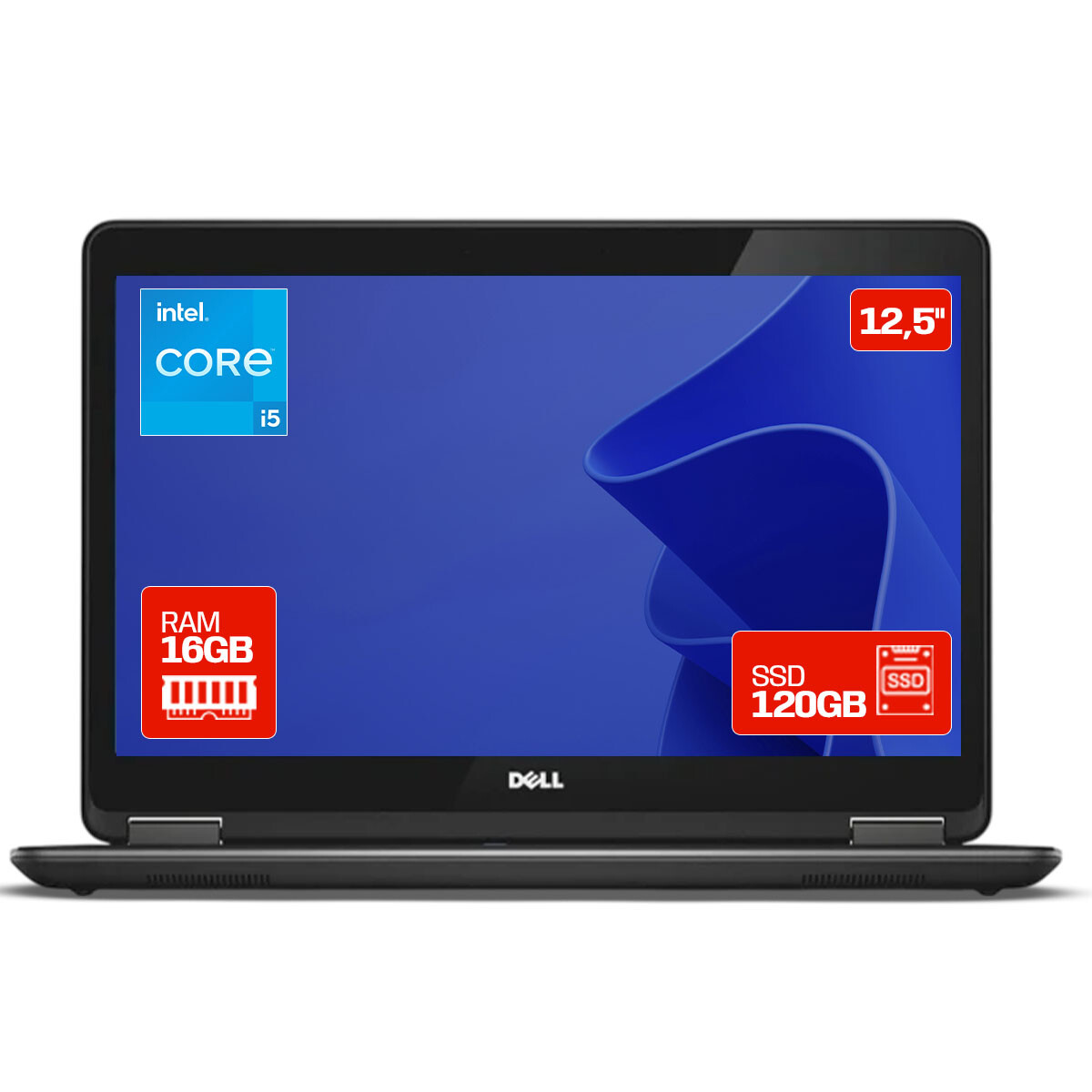 Notebook Laptop Dell Latitude E7240 I5 8GB RAM 120 GB SSD 12 