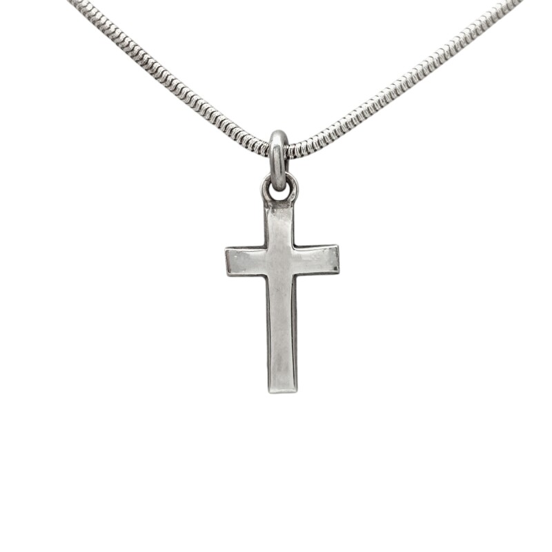 Dije Cruz-Plata 925-Sin Piedra-CP4493 sinpiedra