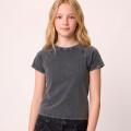 T-SHIRT M/C TISMA TEEN DIXIE Gris Oscuro