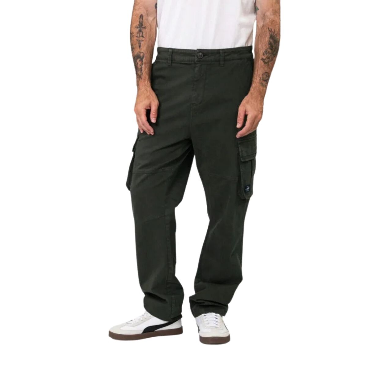 PANTALON CARGO 28-42 - VERDE 