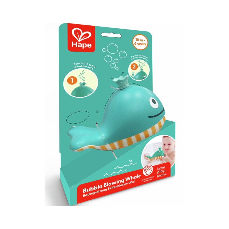 Juego de baño Ballena lanza burbujas Juego de baño Ballena lanza burbujas