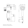 DUCHA EXTERIOR LINEA LILO NEW Ducha Exterior Linea Lilo New