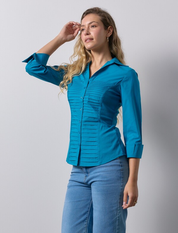 Camisa Tablitas PETROLEO