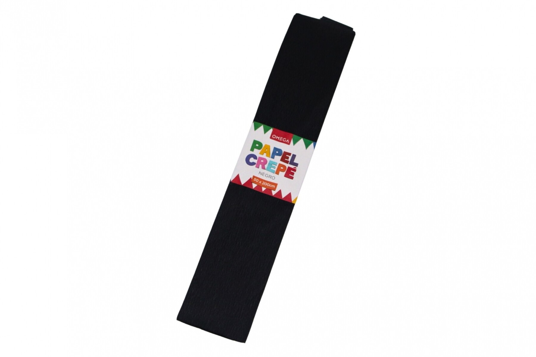 PAPEL CREPE 2MTS.X0.50 - COLOR NEGRO 