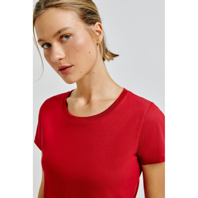 BLUSA MM FEM ROJO OSCURO