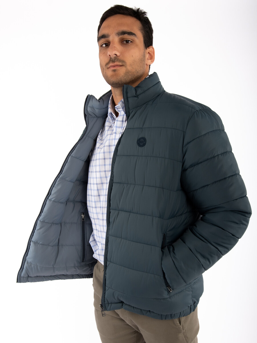 Campera Reversible - Azul - Celeste 