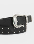 Cinturones y Fajas Boho Cinturón De Cuerina Western - Negro