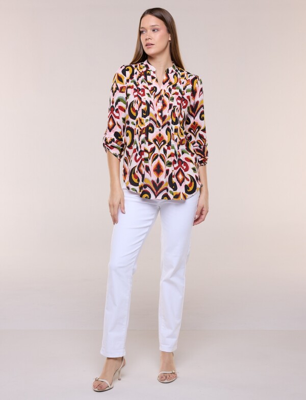 Blusa Print MULTI/ROSA