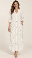 VESTIDO CAMISERO ALEM Blanco