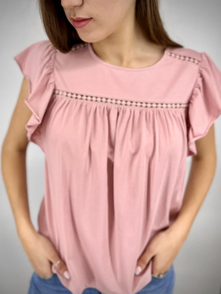 T-SHIRT WANNA ROMANTIC ROSADO