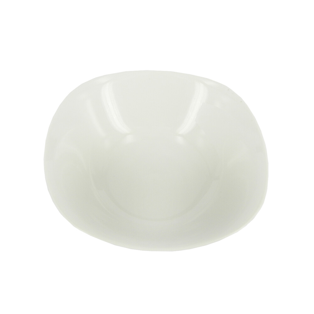 Plato blanco hondo cuadrado 23 cm Plato blanco hondo cuadrado 23 cm