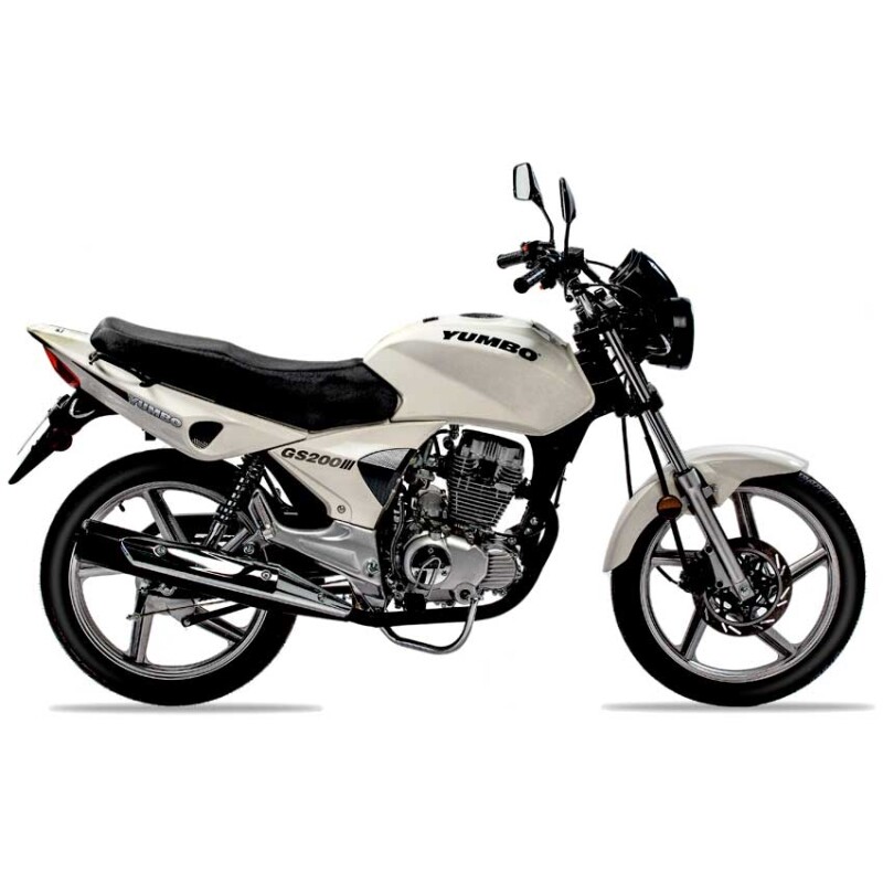 Moto Yumbo Calle Gs200 Iii Led Llanta Aleacion Blanco