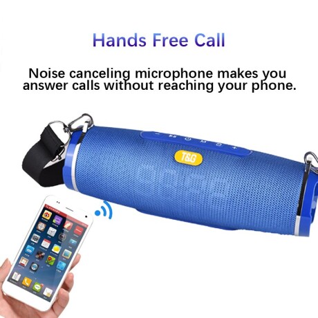 Parlante Portátil Bluetooth T g TG-176 AZUL