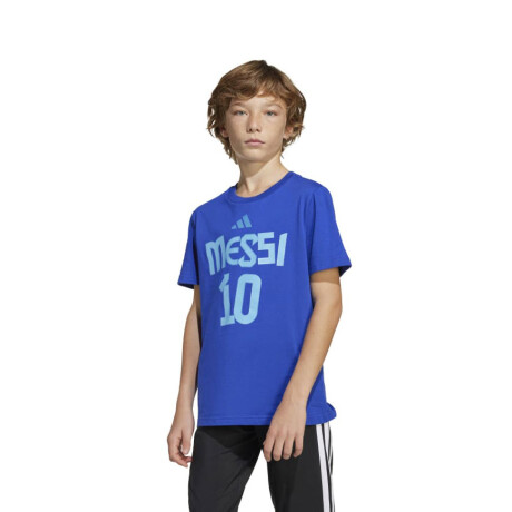 Remera Infantil Adidas Messi JRS Azul