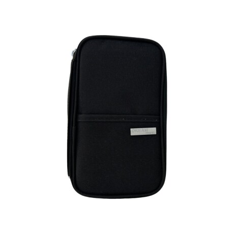 Portapasaporte Viaje Negro