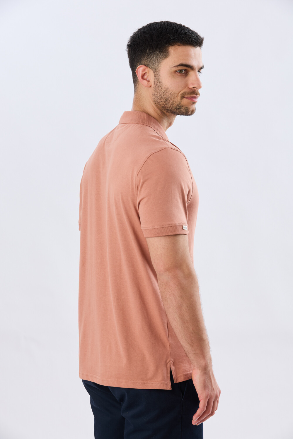 REMERA POLO LISA JERSEY Ladrillo