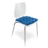 Almohadon Cuadrado Para Silla Eames Butaca Auto Colores Variante Color Azul Claro