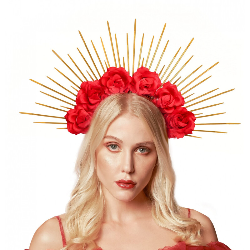 Vincha Flores Rojas Vincha Flores Rojas