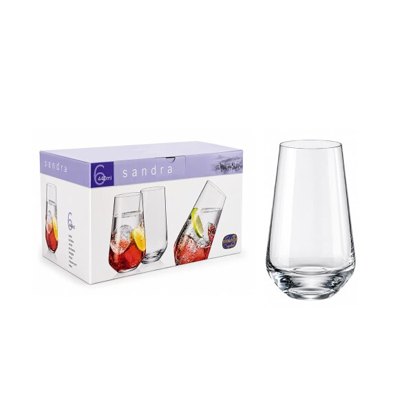 Set vasos Sandra 440 ml x6 BOHEMIA Set vasos Sandra 440 ml x6 BOHEMIA