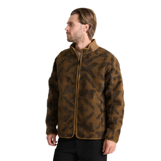 Campera Roark Campover Jacquard Sherpa Zip - Marrón Campera Roark Campover Jacquard Sherpa Zip - Marrón